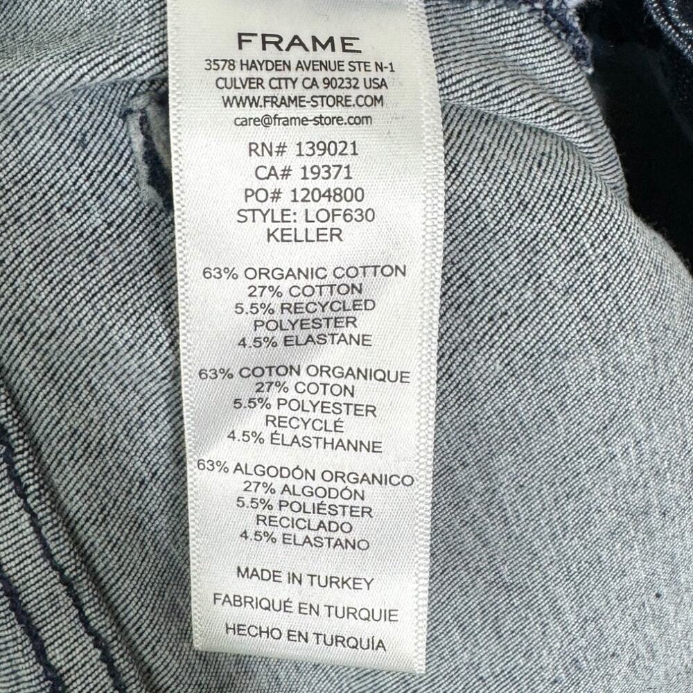 Frame Denim Le One Flare Jean 2 29-34 Adaptable Keller High Rise Stretch Retro - Picture 6 of 9